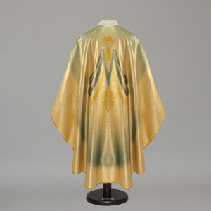 Marian Gothic Chasuble 5200 - Gold  - 2
