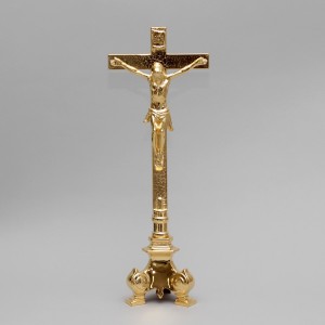 Crucifix and Candle Holders with Oil Candles, Set 5176  - 3