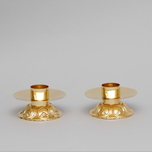 Crucifix and Candle holders, Set 5237  - 6