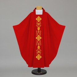 Gothic Chasuble 5493 - Red  - 1