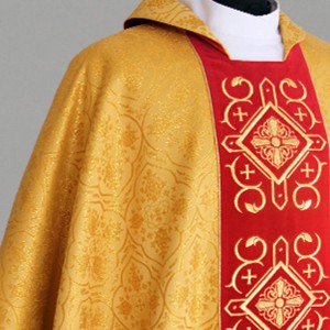 Gothic Chasuble 6032 - Gold  - 3