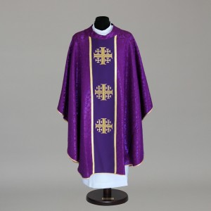 Gothic Chasuble 6040 - Purple  - 1