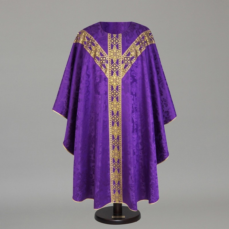 Gothic Chasuble 6149 - Purple  - 1