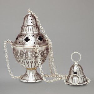 Thurible and incense boat set 5714  - 1