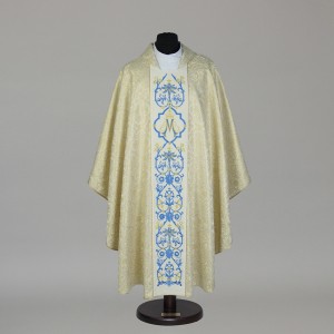 Marian Gothic Chasuble 6348 - Gold  - 4