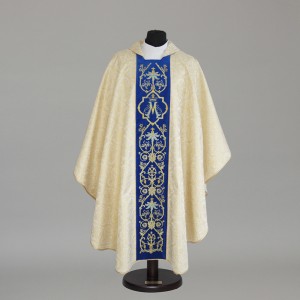 Marian Gothic Chasuble 6348 - Gold  - 1
