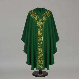 Gothic Chasuble 6360 - Green  - 1