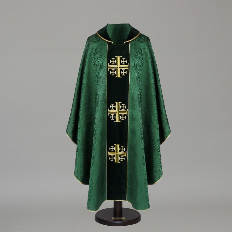 Gothic Chasuble 6037 - Green  - 1