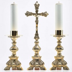 Cross and Candle holders with Oil candles, Set 6267  - 1