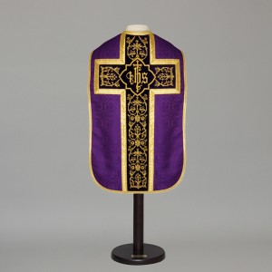 Roman Chasuble 6447 - Purple  - 1