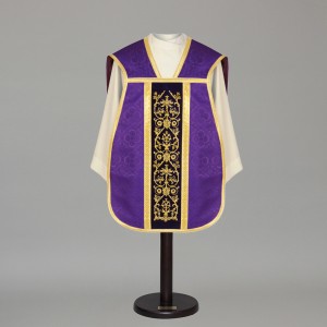 Roman Chasuble 6447 - Purple  - 2