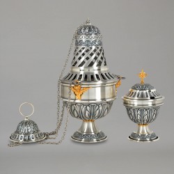 Thurible and Incense Boat Set 6885  - 1