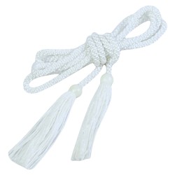 Altar Servers Cincture 13ft - 3782 - White and Gold  - 6