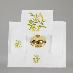 Embroidered Altar Linen set 7656  - 1