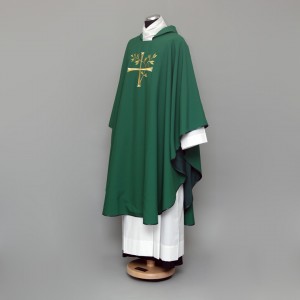 Gothic Chasuble 8517 - Green  - 11