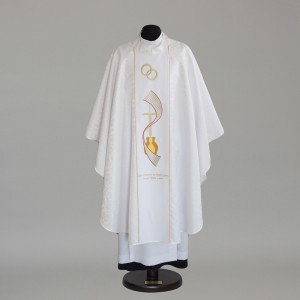 Gothic Chasuble 6408 - Gold  - 4