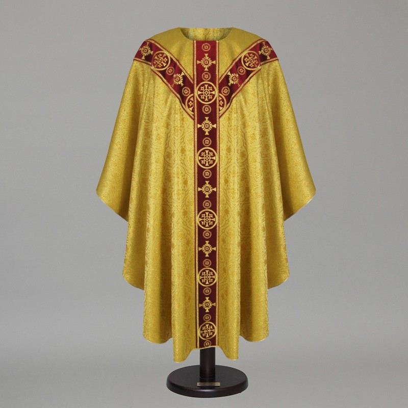 Gothic Chasuble 8565 - Gold  - 6