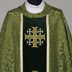 Gothic Chasuble 6037 - Green  - 10