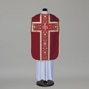 Roman Chasuble 8847 - Red  - 16