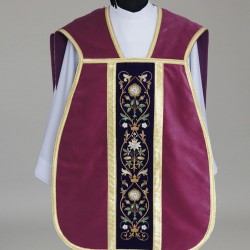 Roman Chasuble 8848 - Red  - 5