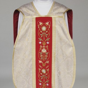 Roman Chasuble 8848 - Red  - 9