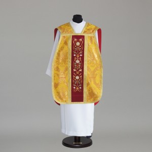 Roman Chasuble 8848 - Red  - 4