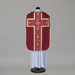 Roman Chasuble 8848 - Red  - 16