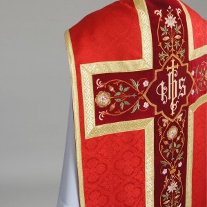 Roman Chasuble 8848 - Red  - 19