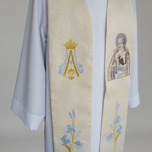 Marian Gothic Stole 7617 - Gold  - 1