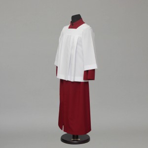 Altar server cassock and pleated style cotta 2528  - 5