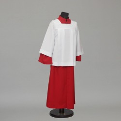 Altar server cassock and pleated style cotta 2528  - 12