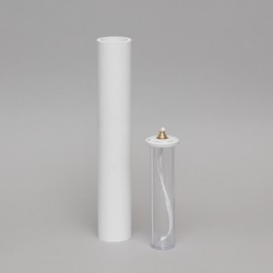 White Oil Candle 2'' Diameter  - 4