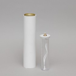 White Oil Candle 2 3/8'' Diameter  - 5