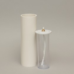 White Oil Candle 3'' Diameter  - 4