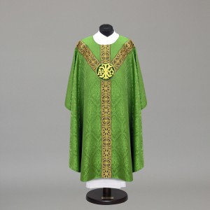 Gothic Chasuble 9844 - Green  - 1