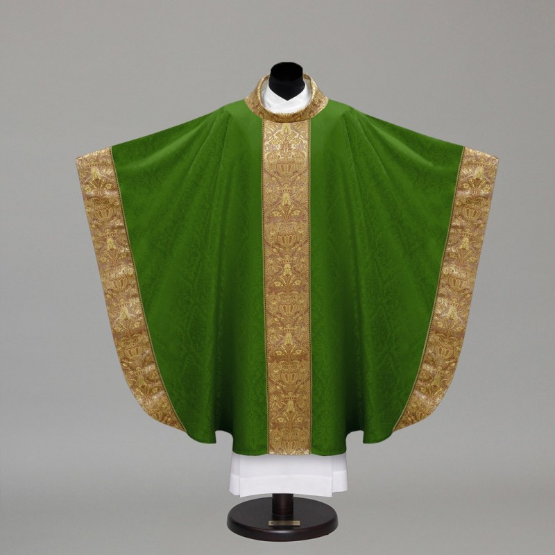 Gothic Chasuble 10249 - Green  - 1