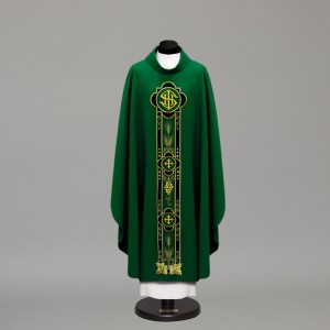 Gothic Chasuble 10372 - Green  - 1