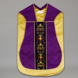 Roman Chasuble 10429 - Purple  - 1