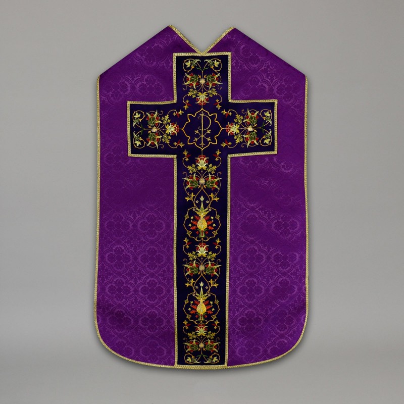 Roman Chasuble 10429 - Purple  - 7