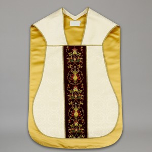 Roman Chasuble 10431 - Red  - 5