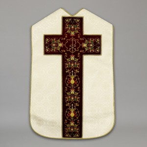 Roman Chasuble 10431 - Red  - 6