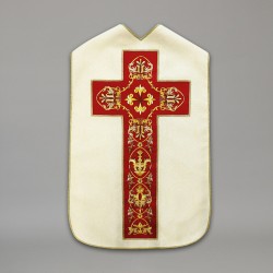 Roman Chasuble 10434 - Red  - 5