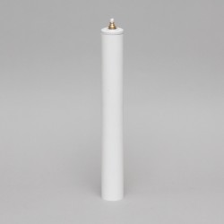 White Oil Candle 1 3/8'' Diameter  - 1