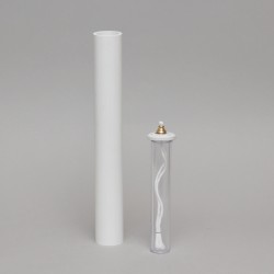 White Oil Candle 1 3/8'' Diameter  - 4