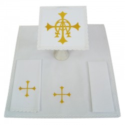 Embroidered Altar Linen set 10515  - 1