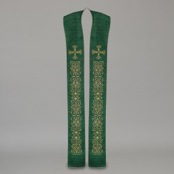 Gothic Stole 10561 - Green  - 1