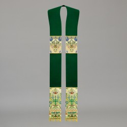 Gothic Stole 10570 - Green  - 3
