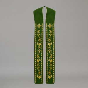 Gothic Stole 10574 - Green  - 2