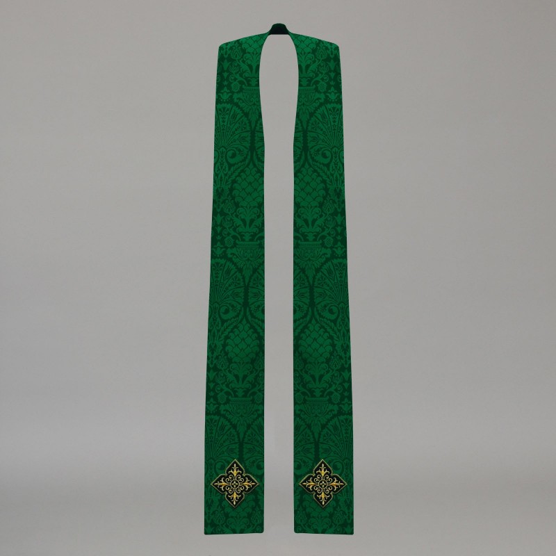 Gothic Stole 10577 - Green  - 2