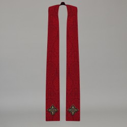 Gothic Stole 10578 - Red  - 3